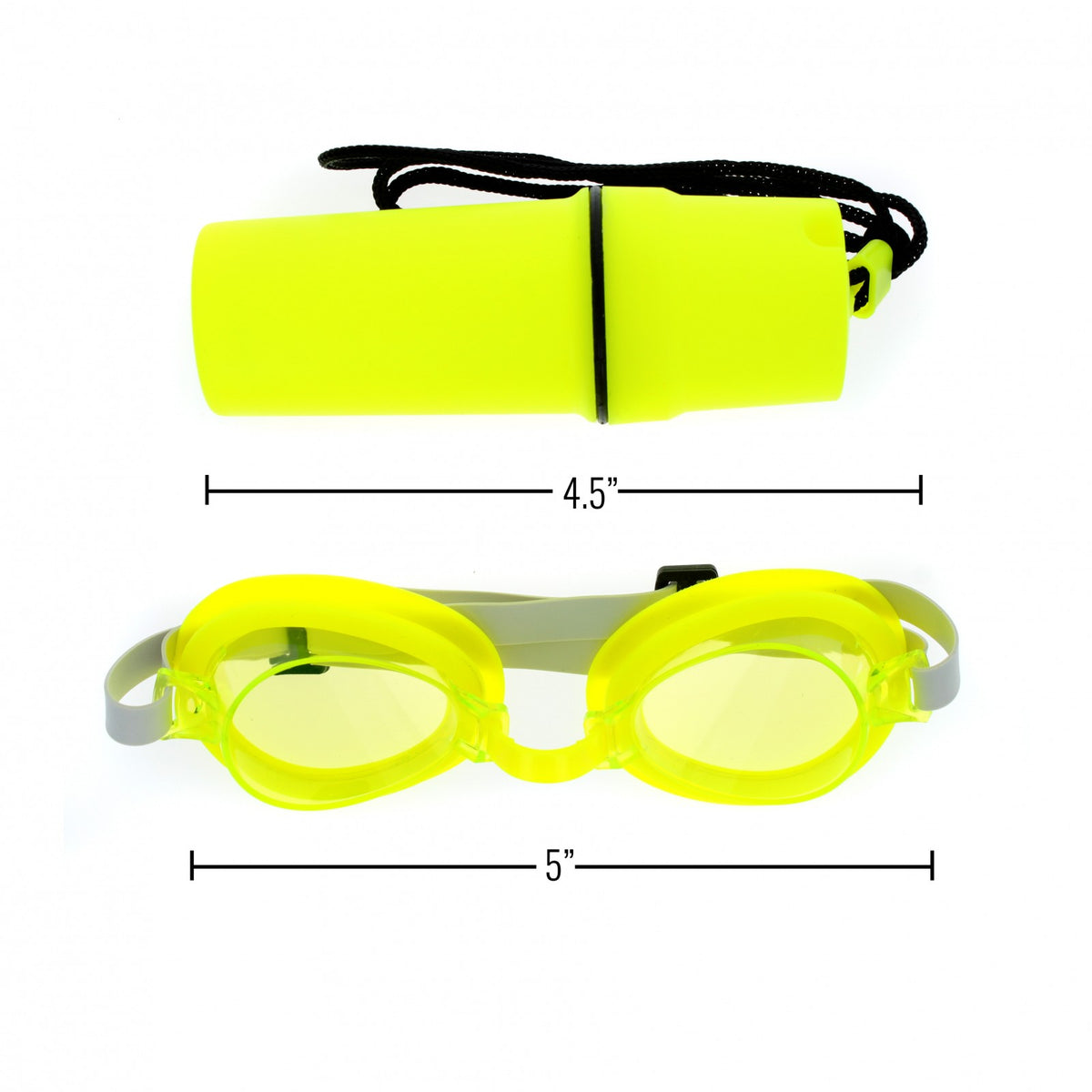 2 Pack Kidplokio Kids Swimming Goggles Childrens Swim Mask & Carry Case, view 6