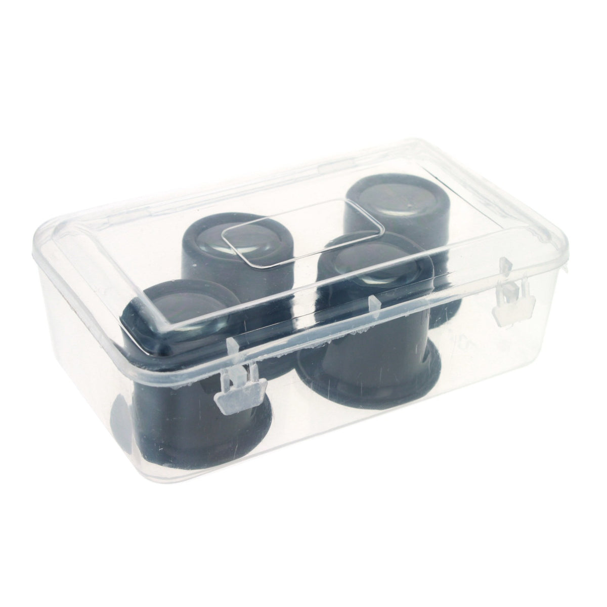 Universal Tool Plastic Jewelers Eye Loupe Set 2.5X 5X 7.5X 10X Magnifiers 4pc, view 4