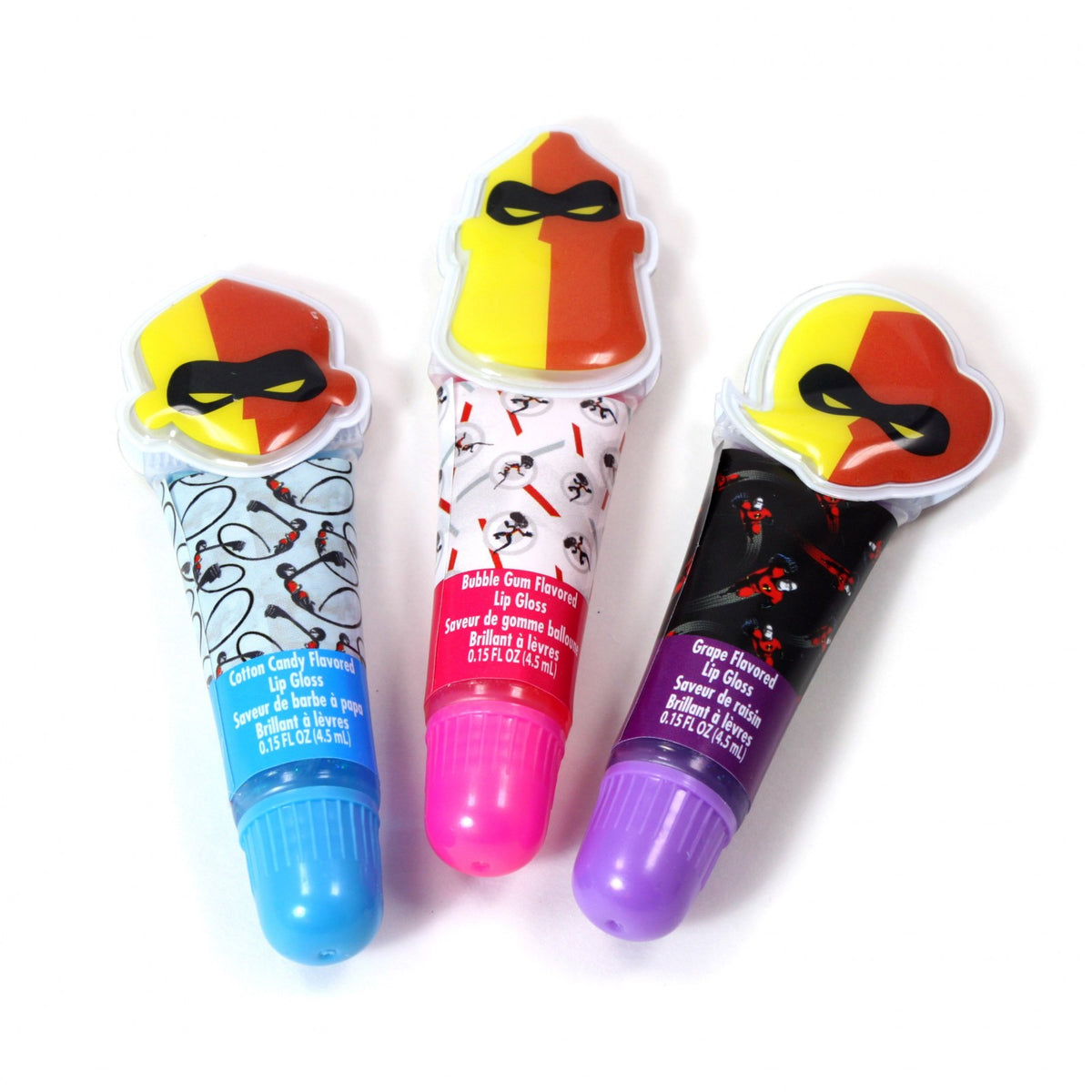 Disney Incredibles Family Superhero Collectible Lip Gloss Tin Set of 3, view 4