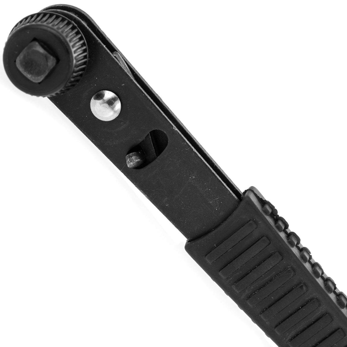 ToolTreaux 2 in 1 Reversible Ratchet Torque Wrench with Rubber Handle, Black, view 5