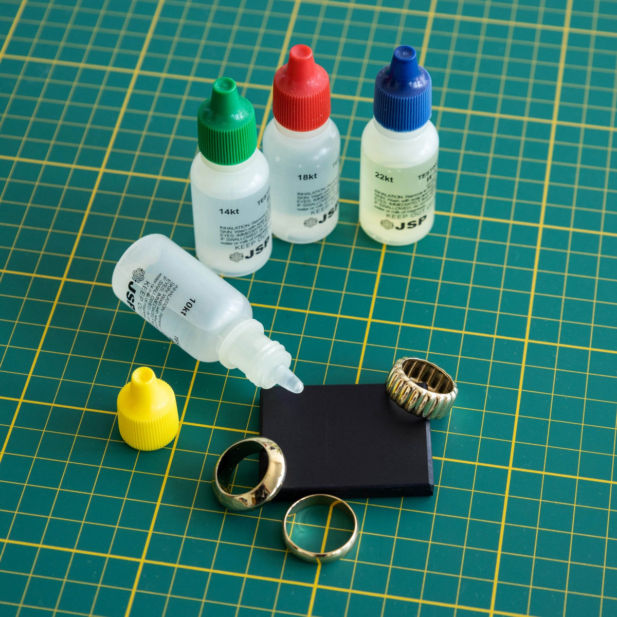 ToolTreaux 10k 14k 18k 22k Complete Gold Testing Kit with Testing Stone 5pc, view 3