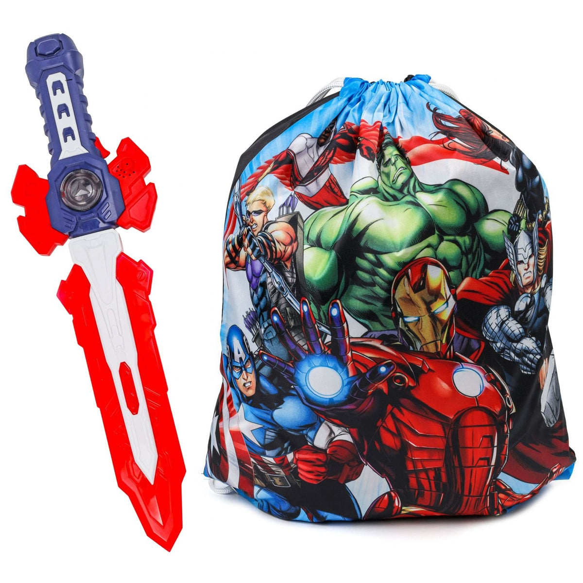 Kidplokio 2pc Space Gift Bundle Toy Sword and Superhero Cinch Bag  (2 Colors), view 13