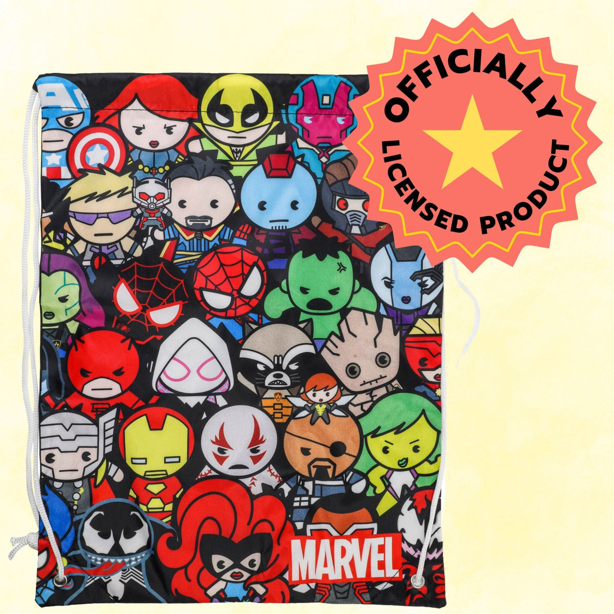 Marvel Avengers 16pc Cinch Bag Drawstring Backpacks Erasers Play Pack Gift Set, view 5