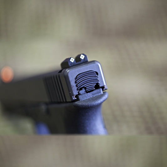 Flatline Ops rear slide gun back butt plate cover for Glock firearm accessory