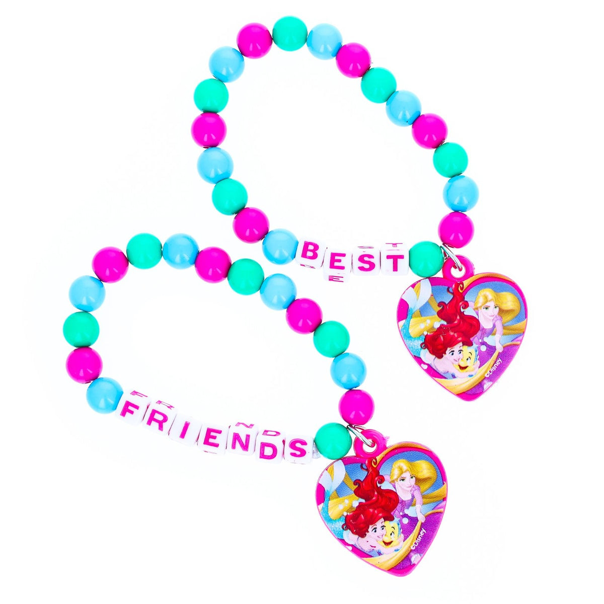 Disney Princess 6pc Girls BFF Fashion Jewelry Hair Accessories Set with, view 3