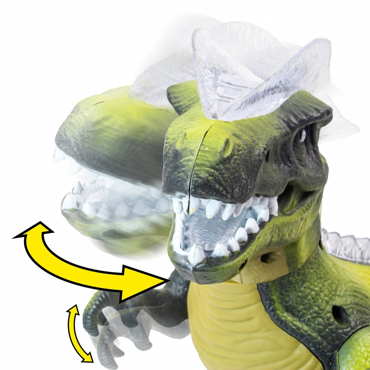 Kidplokio RC Remote Control Green T Rex Dinosaur Toys with LED Lights, Sounds,, view 9