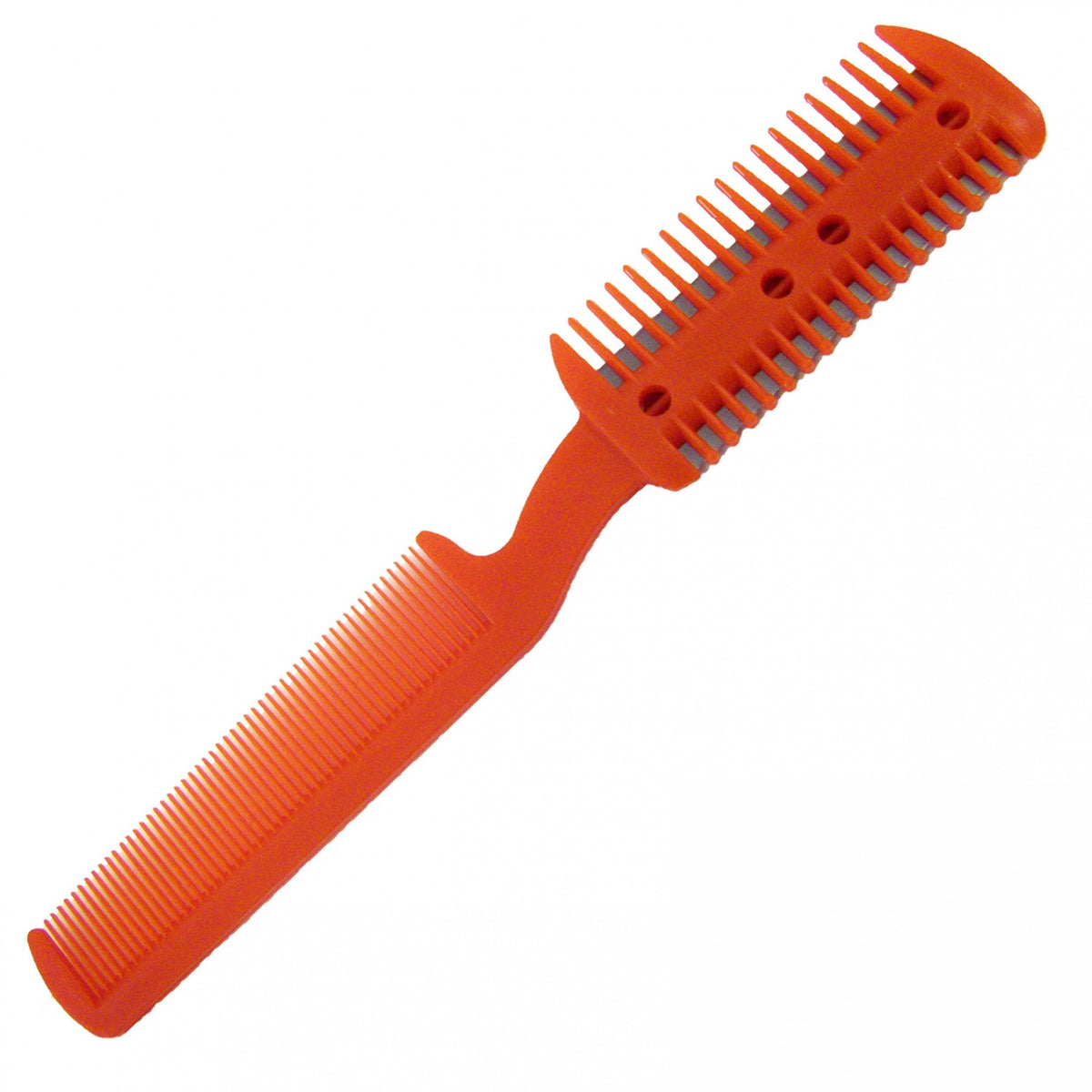 Unisex Razor Comb Home Hair Cut Thinning Feathering Trimming with 6 Extra Blades, view 4