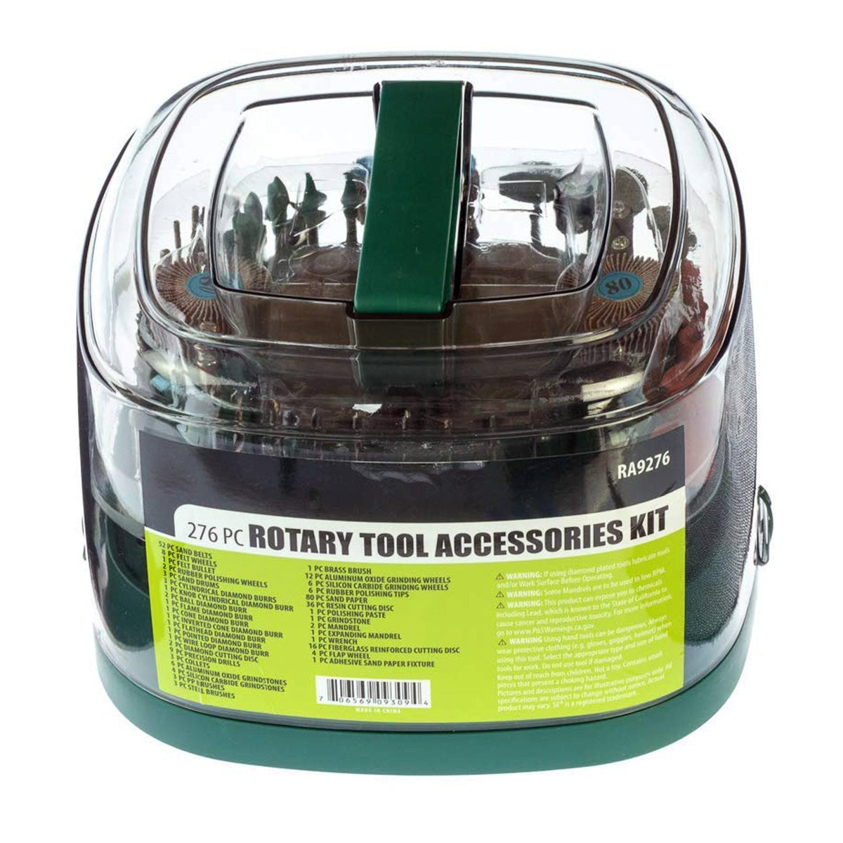 Universal Tool 276 Pc Rotary Tool Accessories Kit on Revolving Stand, view 6
