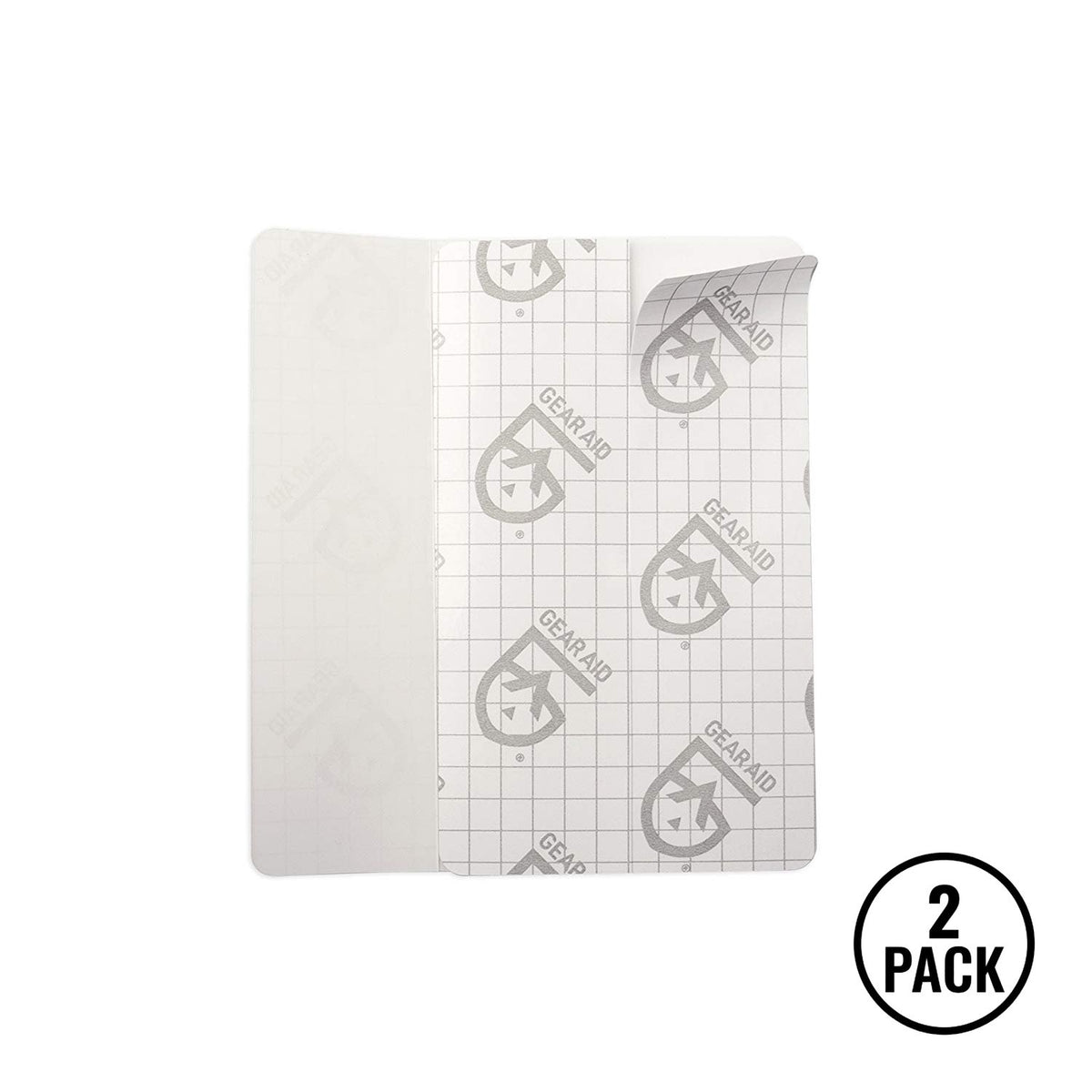 Clear Gear Aid Tenacious Tape Max Flex Patches, 2 pack, shown in packaging.