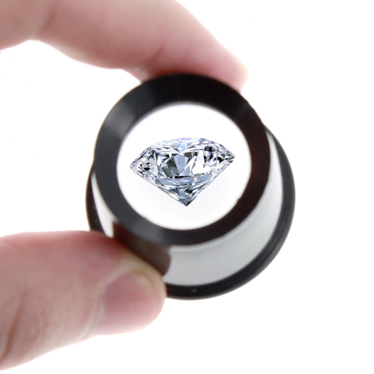 2 Pack Universal Tool 10X Plastic Jewelers Loupe 25mm Glass Lens Magnifier, view 7