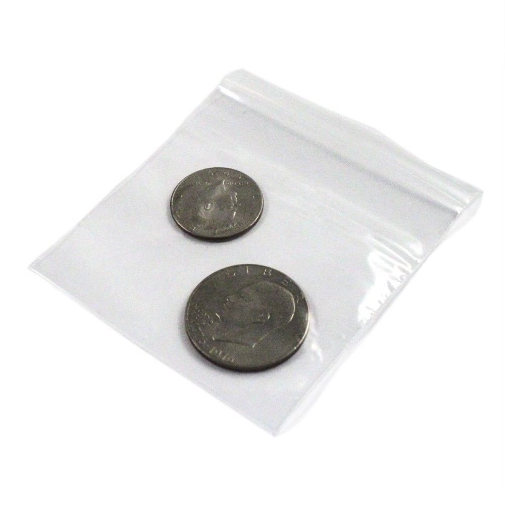 100pk Self Locking Plastic Bags 2mm Thick All Purpose Storage Bags (Many Sizes), view 14