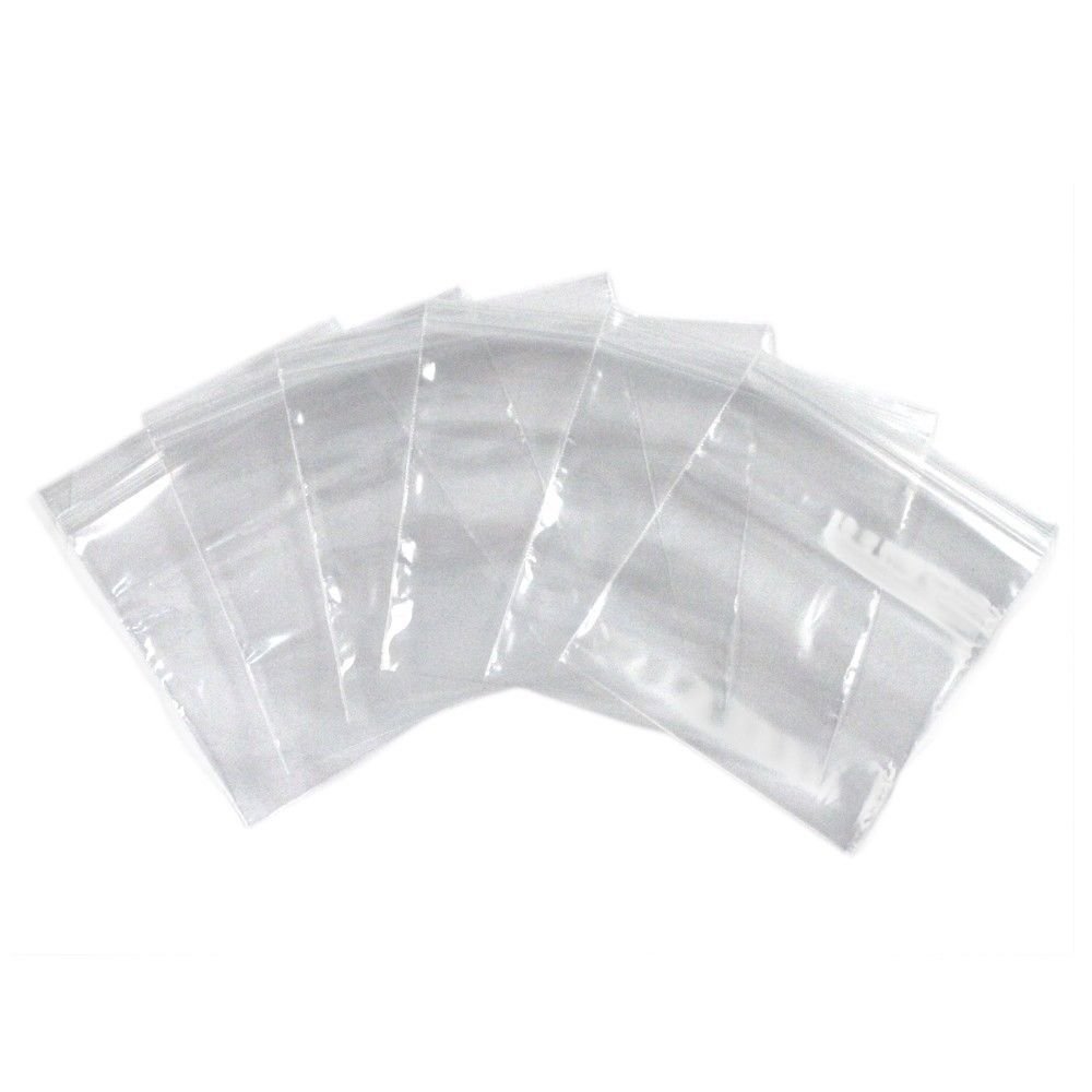 100pk Self Locking Plastic Bags 2mm Thick All Purpose Storage Bags (Many Sizes), view 13