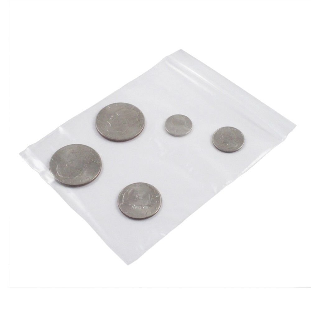 100pk Self Locking Plastic Bags 2mm Thick All Purpose Storage Bags (Many Sizes), view 10