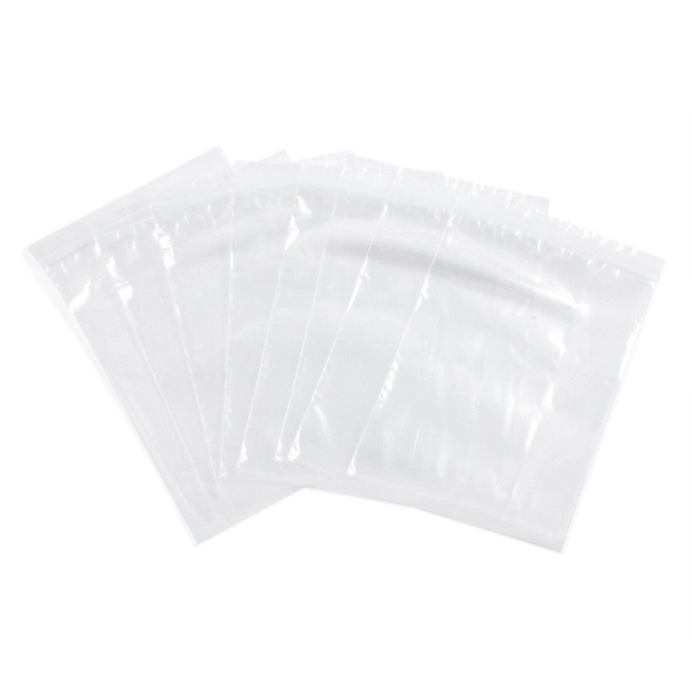 100pk Self Locking Plastic Bags 2mm Thick All Purpose Storage Bags (Many Sizes), view 11